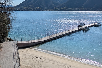 NOT A HOTEL SETOUCHI 佐木島側桟橋設置工事