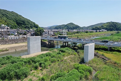 加茂福山線道路改良工事