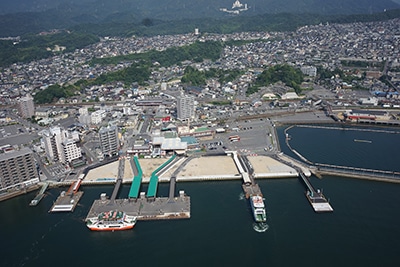 地方港湾厳島港(宮島口地区)みなとの賑わいづくり事業浮桟橋碇けい工事