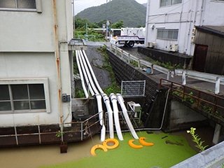 災害支援活動の様子