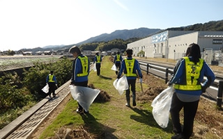 ボランティアの様子