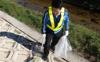 ボランティアの様子