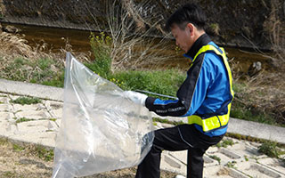 ボランティアの様子