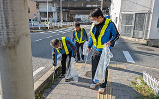 ボランティアの様子