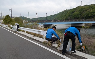 ボランティアの様子