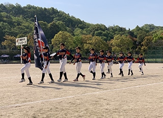 第8回山陽建設旗親善小学生ソフトボール大会の様子